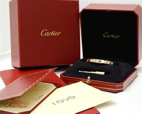 cartier love bracelet packaging